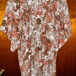 Floral top with Earthy Tones